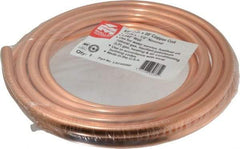 Mueller Industries - 20' Long, 5/8" OD x 0.545" ID, Copper Seamless Tube - 0.04" Wall Thickness, 0.285 Ft/Lb - Caliber Tooling