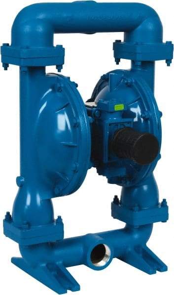 SandPIPER - 2" NPT, Metallic, Air Operated Diaphragm Pump - Buna Diaphragm, Aluminum Housing - Caliber Tooling