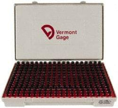 Vermont Gage - 250 Piece, 0.2515-0.5005 Inch Diameter Plug and Pin Gage Set - Plus 0.0002 Inch Tolerance, Class ZZ - Caliber Tooling