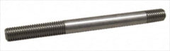 Gibraltar - 5/8-11 8" OAL Equal Double Threaded Stud - Carbon Steel, Black Oxide Finish, 2" Equal Thread Length - Caliber Tooling