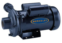 Berkeley - TEFC Motor, 208-230/460 Volt, 3 Phase, 2 HP, Cast Iron Straight Pump - 1-1/2 Inch Inlet, 1-1/4 Inch Outlet, 131 Max Head psi, Noryl Impeller - Caliber Tooling