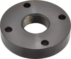 Keystone Threaded Products - 1-18 Int Thread, 3/4" Bar Diam, 2.63" Flange OD x 0.53" Thickness Precision Acme Mounting Flange - 4 Mounting Holes, Black Oxide Finish, Carbon Steel - Caliber Tooling