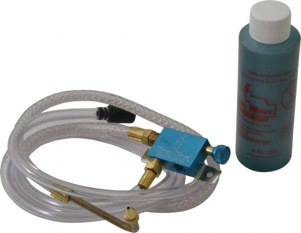 Kool Mist - 1 Outlet, Tankless Mist Coolant Unit - 2' Coolant Line Length, 4" Hose Length - Caliber Tooling