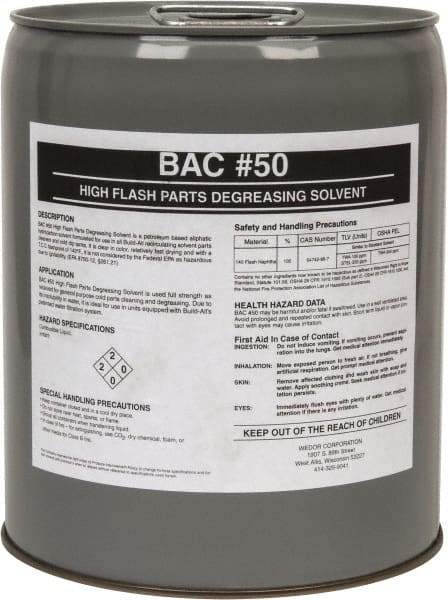 Made in USA - 5 Gal Pail Parts Washer Fluid - Solvent-Based - Caliber Tooling