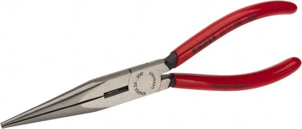 Knipex - 8" OAL, Side Cutting Pliers - Standard Jaw, Snipe Nose with Cut Head - Caliber Tooling