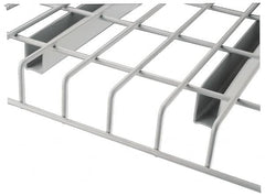 Nashville Wire - 34" Wide, 1-1/2" High, Open Shelving Welded Wire Decking - Steel, 42" Deep, Use with Pallet Racks - Caliber Tooling