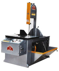 Roll-In Saw - 14 Inch Throat Capacity, Vertical Bandsaw - 70 to 400 SFPM, 2 HP, Three Phase - Caliber Tooling