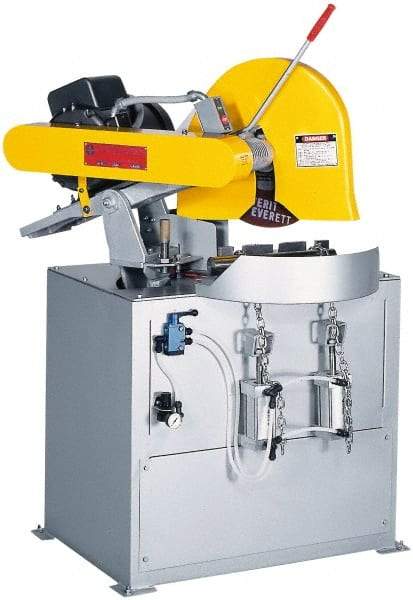 Everett - Saw Air Operated Work Length Gage - 24", For Use with 20 to 22" Abrasive Double-Mitering Cut-Off Saws - Caliber Tooling