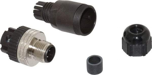 Brad Harrison - 4 Amp, Male Straight Field Attachable Connector Sensor and Receptacle - 250 VAC, 300 VDC, IP67 Ingress Rating - Caliber Tooling