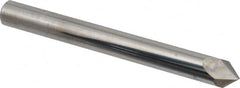 Accupro - 1/4" Diam 2 Flute Single End Solid Carbide Chamfer Mill - Caliber Tooling