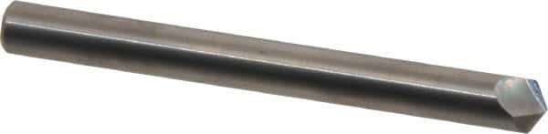 Accupro - 1/4" Diam 2 Flute Single End Solid Carbide Chamfer Mill - Caliber Tooling