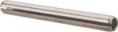 Value Collection - 3/16" Diam x 1-3/4" Long Slotted Spring Pin - Grade 18-8 Stainless Steel - Caliber Tooling