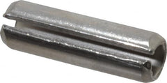 Value Collection - 3/8" Diam x 1-1/4" Long Slotted Spring Pin - Grade 18-8 Stainless Steel - Caliber Tooling