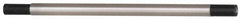 Interstate - 1-5/16" Face Diam, Standard Lathe Mandrel - 8-1/4" OAL - Caliber Tooling