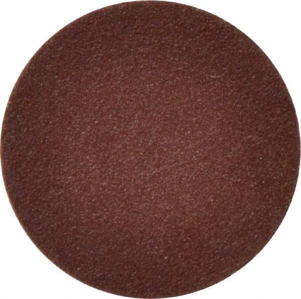 Merit Abrasives - 1-1/2" Disc Diam, 100 Grit, Aluminum Oxide Quick Change Disc - Type S Attaching System, Coated, Maroon, Fine Grade, 30,000 RPM - Caliber Tooling