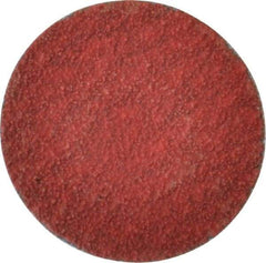 Merit Abrasives - 1-1/2" Disc Diam, 80 Grit, Ceramic Quick Change Disc - Type S Attaching System, Coated, Medium Grade, 30,000 RPM - Caliber Tooling