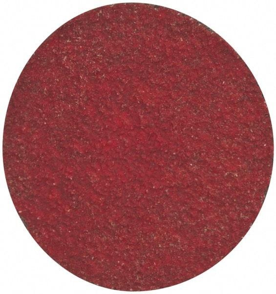 Merit Abrasives - 1-1/2" Disc Diam, 60 Grit, Ceramic Quick Change Disc - Type R Attaching System, Coated, Medium Grade, 30,000 RPM - Caliber Tooling