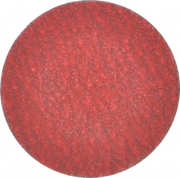 Merit Abrasives - 2" Disc Diam, 80 Grit, Ceramic Quick Change Disc - Type R Attaching System, Coated, Medium Grade, 30,000 RPM - Caliber Tooling