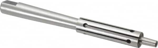 Interstate - 21/32 to 3/4" Grip, Expanding Lathe Mandrel - 21/32" Shank Diam, 2-3/4" Sleeve Length, 6" Arbor Length - Caliber Tooling