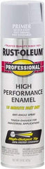 Rust-Oleum - 15 oz Gray Aerosol Primer - 14 Sq Ft/Gal, Direct to Metal, Quick Drying, Interior/Exterior - Caliber Tooling