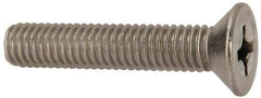 Value Collection - 3/8-16 UNC, 2" OAL Slotted Drive Machine Screw - Flat Head, Grade 316 Stainless Steel, Uncoated, Without Washer - Caliber Tooling