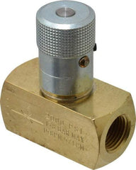 Parker - 15 GPM 1/2 Inlet Brass Hydraulic Control Valve - 1/2-14 Thread - Caliber Tooling