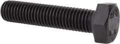 Value Collection - M12x1.75mm Metric Coarse, 55mm Length Under Head Hex Head Cap Screw - Fully Threaded, Grade 8.8 Steel, Uncoated, 19mm Hex - Caliber Tooling