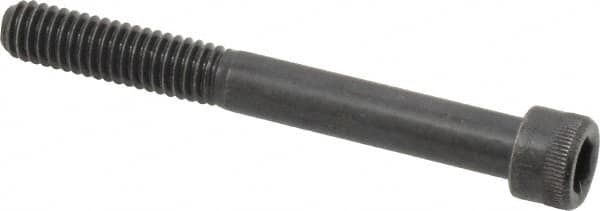 Made in USA - 5/16-18 UNC Hex Socket Drive, Socket Cap Screw - Alloy Steel, Black Oxide Finish, Partially Threaded, 2-3/4" Length Under Head - Caliber Tooling