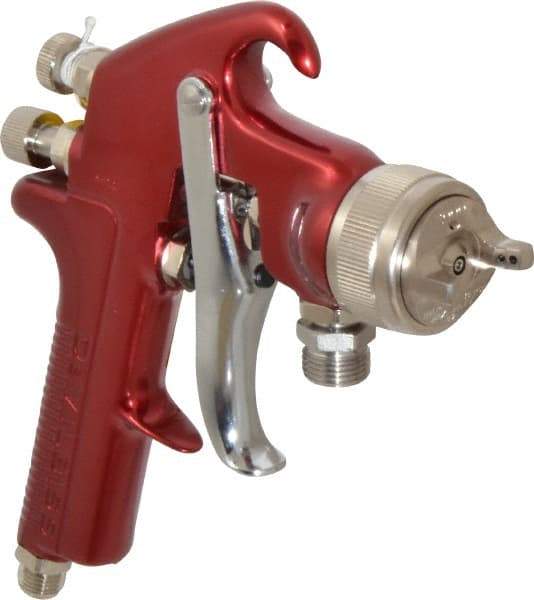 DeVilbiss - Siphon Feed High Volume/Low Pressure Paint Spray Gun - 1 Qt Capacity, 30 Max psi, 16 Max CFM, For Adhesives, Enamels, Epoxies, Lacquers, Latex, Polyurethanes, Primers, Sealers, Stains, Varnishes - Caliber Tooling