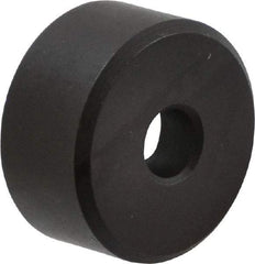 Fairlane - 1/2" OAL, 1" OD, Steel, Counterbored Rest Button - Black Oxide Coating - Caliber Tooling