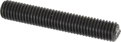 Fairlane - 1/2-13, 3" Thread Length, 9/32" Ball Diam, Serrated Ball Pad Surface, Alloy Steel, Black Oxide, Threaded, Swivel Action Gripper Assemblies - 1/4" Contact Diam, High Speed Steel Ball - Caliber Tooling