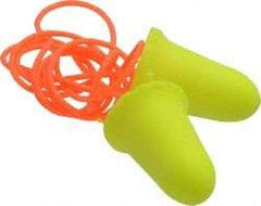 3M - Disposable, Corded, 33 dB, Taper Flare Earplugs - Neon Yellow, 200 Pairs - Caliber Tooling