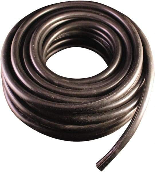 Milton - 3/8" Diam x 50' Signal Bell Hose - Rubber, Black - Caliber Tooling