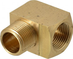 Eaton - 3/4 Male Thread x 3/4 Female Thread, Brass Industrial Pipe 90° Street Elbow - Caliber Tooling