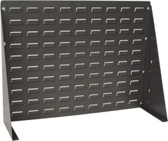 Quantum Storage - 120 Lb Capacity, 27" Deep x 8" Wide x 21" High, Steel Bench Rack - For Hanging Bins - Caliber Tooling