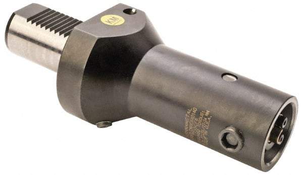 Kennametal - Right Hand Cut, KM32 Modular Connection, Adapter/Mount Lathe Modular Clamping Unit - 40.01mm Square Shank Diam, 6.417" OAL, Through Coolant, Series RCMI-VDI Axial - Exact Industrial Supply