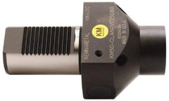 Kennametal - Right Hand Cut, KM63 Modular Connection, Adapter/Mount Lathe Modular Clamping Unit - 59.99mm Square Shank Diam, 7.243" OAL, Through Coolant, Series CLAN-VDI Axial - Exact Industrial Supply