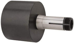 Interstate - 3 Inch Head Length, 4 Inch Face Diameter, Steel, 5C Collet Fixture Mount - 0.002 Inch TIR - Exact Industrial Supply