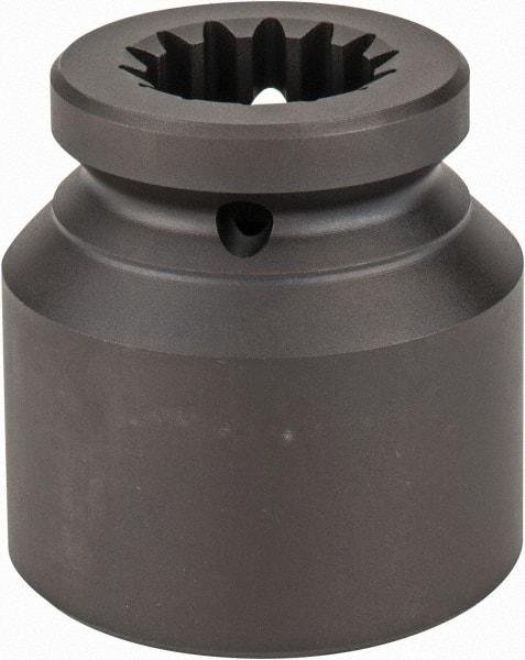 Proto - #5 Spline Drive, 2" Socket, Impact Socket - 6 Points, 3-17/32" OAL - Caliber Tooling