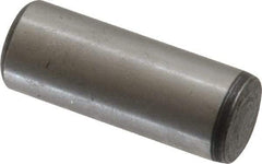 Value Collection - 3/8" Diam x 1" Pin Length Alloy Steel Oversized Dowel Pin - C 50-58 Hardness, 28,700 Lb Breaking Strength, 1 Beveled & 1 Rounded End - Caliber Tooling