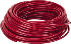 Coilhose Pneumatics - 0.17" ID x 1/4" OD, 100' Long, Nylon Tube - Red, 265 Max psi, -60 to 200°F - Caliber Tooling