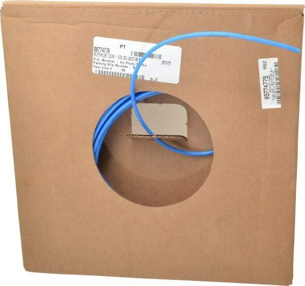 Coilhose Pneumatics - 0.106" ID x 5/32" OD, 100' Long, Polyethylene Tube - Blue, 166 Max psi, -60 to 200°F - Caliber Tooling