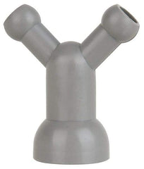 Cedarberg - 1/2" Hose Inside Diam, Coolant Hose Y-Fitting - For Use with Snap Together Hose System, 2 Pieces - Caliber Tooling