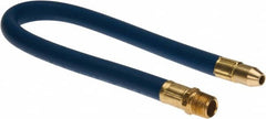 Coilhose Pneumatics - 24" Hose Length, 1/2" Nozzle Diam, 1/2" Hose ID, Coolant Hose - 1/2" NPT For Mist Coolant Systems - Caliber Tooling