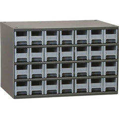 Akro-Mils - 28 Drawer, Small Parts Modular Steel Frame Storage Cabinet - 11" Deep x 17" Wide x 11" High - Caliber Tooling