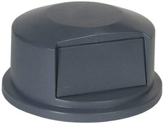 Rubbermaid - Round Lid for Use with 44 Gal Round Trash Cans - Gray, Polyethylene, For 2643 Brute Trash Cans - Caliber Tooling