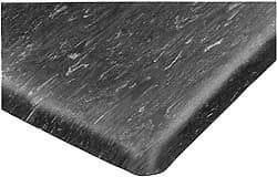 Wearwell - 3' Long x 2' Wide, Dry Environment, Anti-Fatigue Matting - Black, Vinyl with Nitrile Blend Base, Beveled on 4 Sides - Caliber Tooling