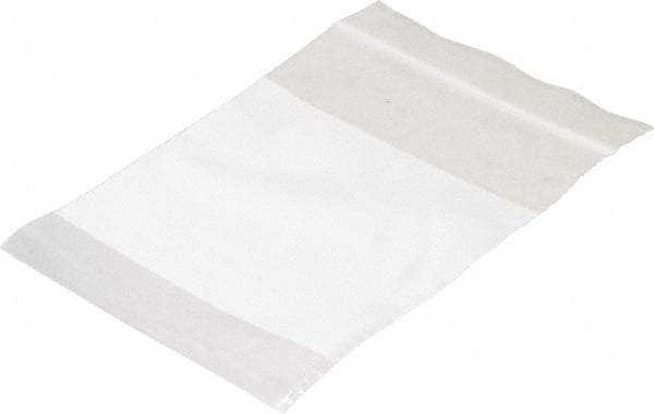 Value Collection - 3 x 4", 2 mil Self-Seal Polybags - Regular-Duty with White Marking Block - Caliber Tooling