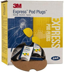 3M - Disposable, Uncorded, 25 dB Earplugs - Yellow, 100 Pairs - Caliber Tooling