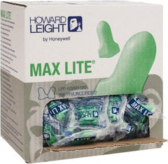 Howard Leight - Disposable, Uncorded, 30 dB, Contoured and T Shape Earplugs - Green, 200 Pairs - Caliber Tooling